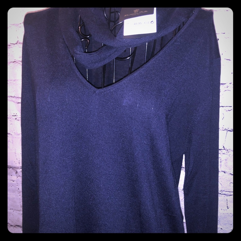 Massimo Dutti Navy Sweater